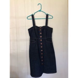 Madewell Denim Overall Dress Size 6